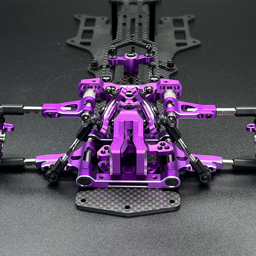 Team AD AD-XF IFS Horizontal Shock Conversion Kit - Purple - Image 4