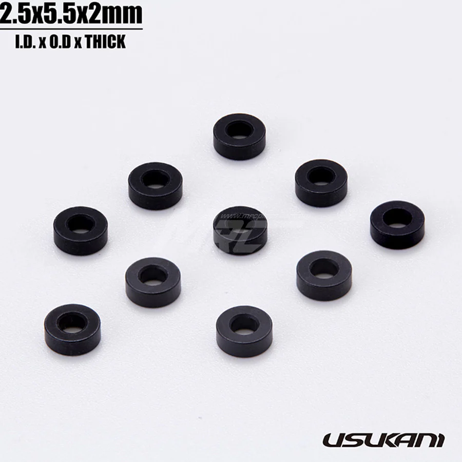 Usukani Alum. Spacer 2.5 X 5.5 - Black - Image 3