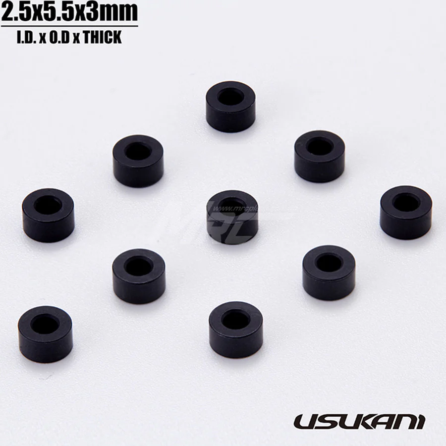 Usukani Alum. Spacer 2.5 X 5.5 - Black - Image 4