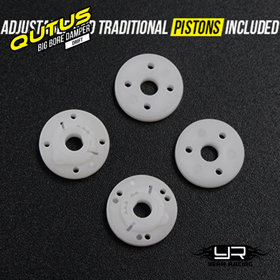 Yeah Racing QUTUS Slider Damper Set - Red - Image 5